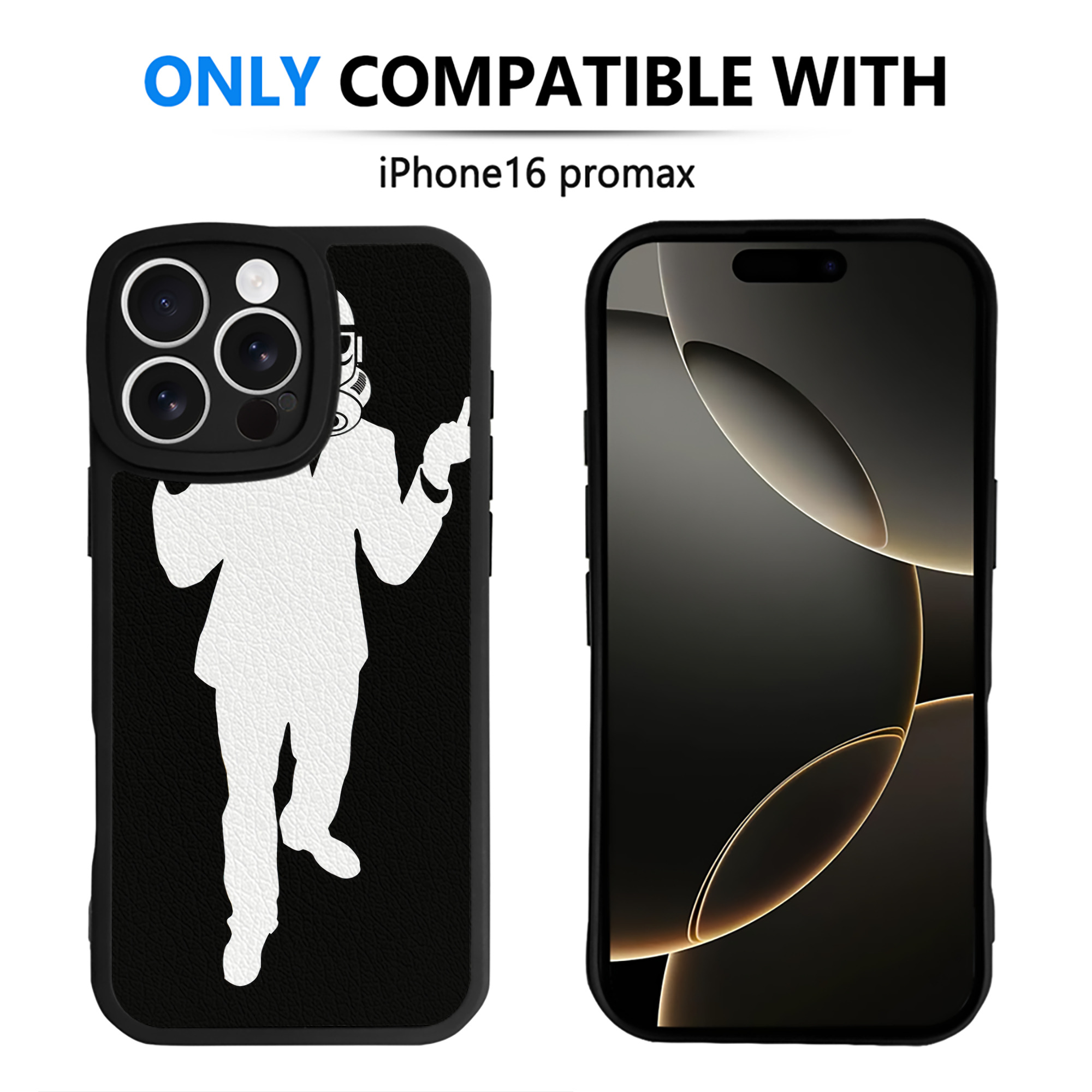 （画像用） スター・ウォーズ Star Wars 【iPhone 16シリーズ対応】シリコンスマホケース（レザー調） 材質：シリコン